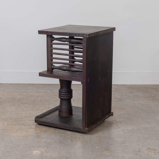 Pair of 1940s French Oak End Tables by Charles Dudouyt, Attributed For Sale In Los Angeles - Image 6 of 15