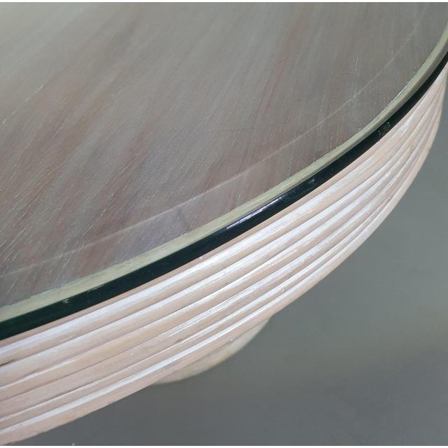 Pencil Reed Dining Table and Chairs, Set of 4 For Sale - Image 17 of 18