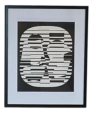 Victor Vasarely, After Zeta, 1955 / 1973, Screenprint