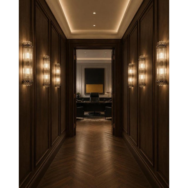 Italian Murano Glass Wall Sconces in the style of Venini, 1990s, Set of 4 For Sale - Image 4 of 18