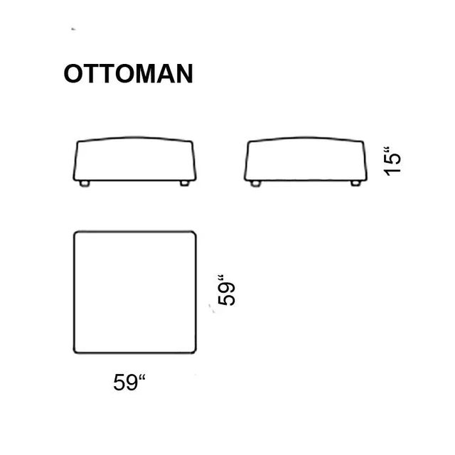 Moroso Highlands Sofa Sectional by Patricia Urquiola For Sale - Image 11 of 13