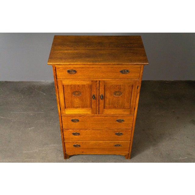Tall Art Nouveau Chest of Drawers For Sale - Image 15 of 18