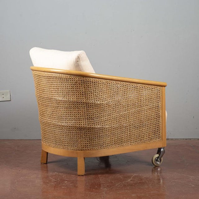 Wood Mozart Armchair from Flexform, 1980s For Sale - Image 7 of 9