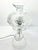 Contemporary 1990s Waterford Inishmore/Inishmaan, Alana Electric Crystal Hurricane Table Lamp For Sale - Image 3 of 12
