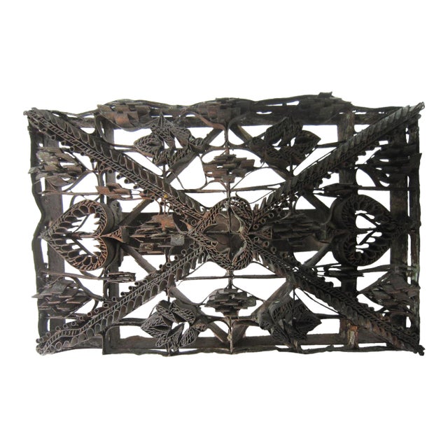 Batik Antique Copper Printing Block, Stamp For Sale
