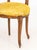 Early 20th Century Louis XV Style Yellow Satin Walnut Chairs, Pair For Sale - Image 5 of 9