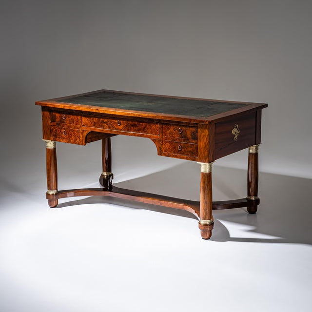 Charles X-Style Bureau Plat, France, 19th Century For Sale - Image 12 of 12