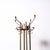 Brown Hollywood Regency Metal Alloy Coat Rack, 1940s For Sale - Image 8 of 18