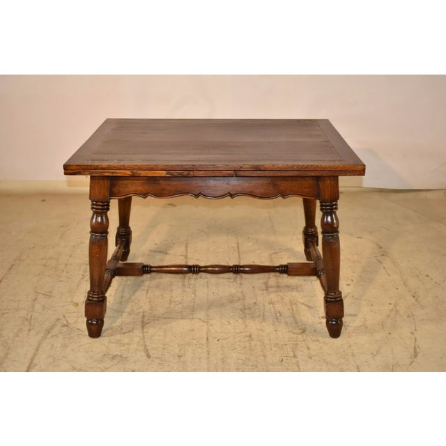 French Provincial French Oak Draw-Leaf Table, Circa 1900 For Sale - Image 3 of 9