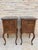 Louis XV Style Walnut Nightstands with Marble Top, 1930s, Set of 2 For Sale - Image 18 of 18