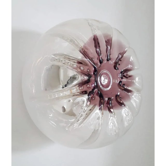 Mid 20th Century Mid 20th Century Amethyst Murano Sconce For Sale - Image 5 of 9