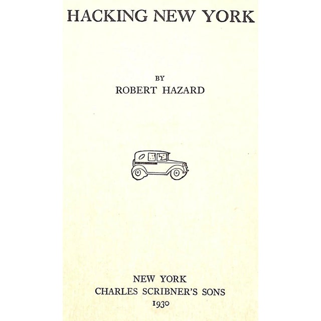 Traditional "Hacking New York" 1930 Hazard, Robert For Sale - Image 3 of 6