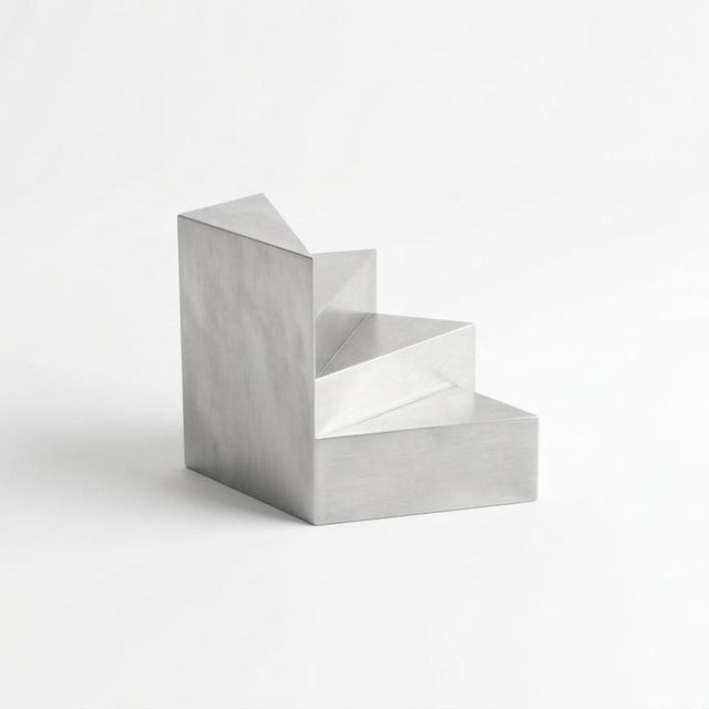 Not Yet Made - Made To Order S1 Functional Sculpture in Brushed Aluminium by Giotto Pagani For Sale - Image 5 of 6