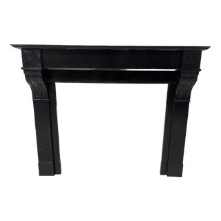 Napoleon III Fireplace with Black Marble Corbel, 1800s For Sale