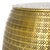 Spritely Home Apoline Drum Side Table with Storage in Antique Brass For Sale - Image 4 of 10
