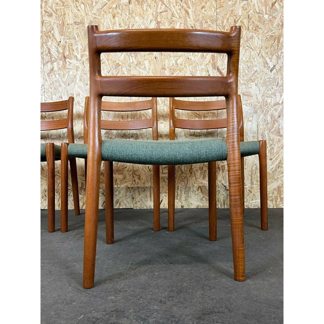 Mid-Century Chairs in Teak by Niels O. Möller for J. L. Møllers, 1960s, Set of 4 For Sale - Image 9 of 13