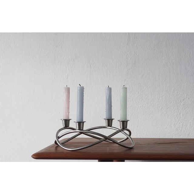 Candleholder by Maria Berntsen for Georg Jensen For Sale - Image 6 of 7