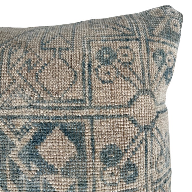 Vintage Turkish Rug Pillow For Sale - Image 4 of 6