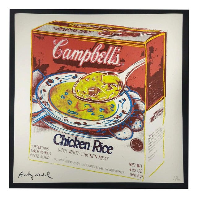 Paper After Andy Warhol, Campbells, 1980s, Lithograph For Sale - Image 7 of 7