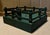 Antique 1920's American Green Paint Decorated Wood Fence, Gate and Stand for Displaying a Feather Christmas Tree For Sale - Image 4 of 15