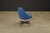 1970s Swivel Desk Chair in Blue Leatherette on Casters, Priced Individually, 3 Available For Sale - Image 15 of 15