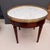 French Louis XVI Style Bouillotte Table with Marble Top and Leather Slides, 1920s For Sale - Image 9 of 18