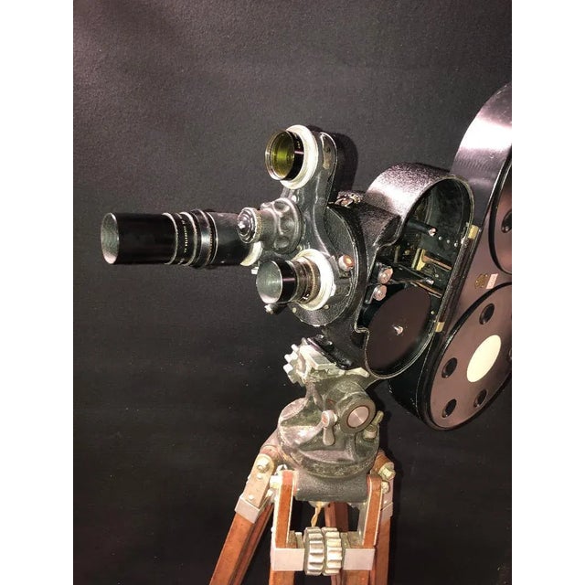Metal Circa 1930s Bell & Howell 35mm Eyemo Movie Camera For Sale - Image 7 of 7
