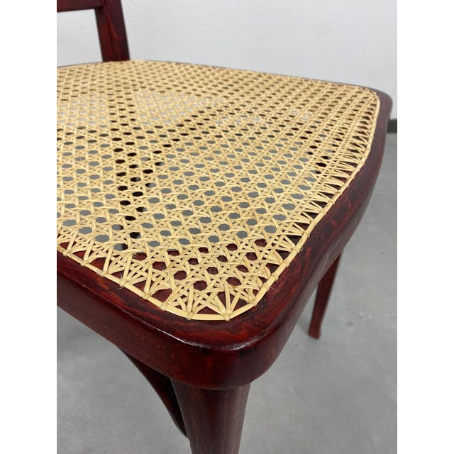 Secession Dining Chairs attributed to Thonet, 1890s, Set of 2 For Sale - Image 9 of 11