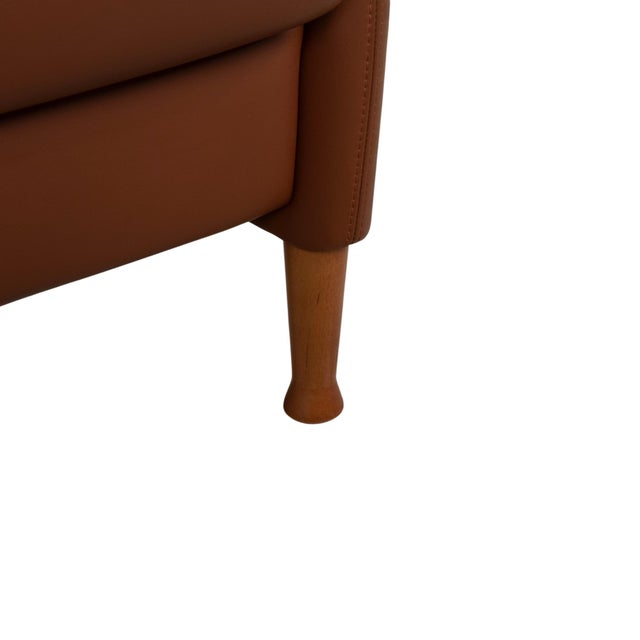 Modern Club Chair in Leather from Walter Knoll For Sale - Image 3 of 14