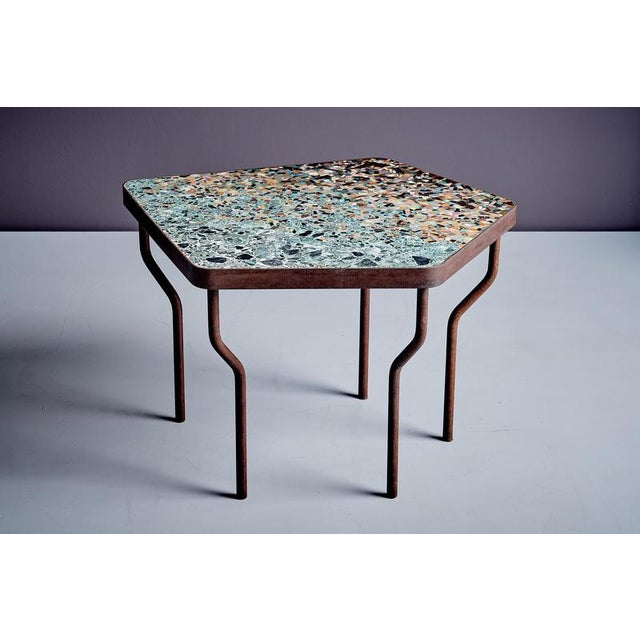Contemporary Hand-Crafted Terrazzo Coffee Table by Felix Muhrhofer For Sale - Image 3 of 14