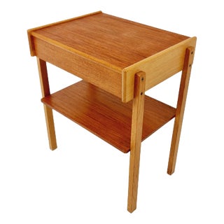 Mid-Century Danish Teak Bedside Tables, 1960s For Sale