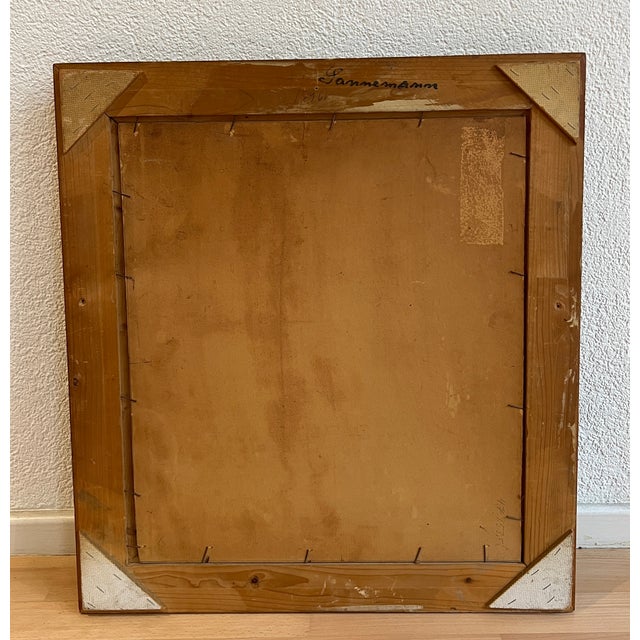 Sannemann, Île Animée, Oil on Canvas on Cardboard, Framed For Sale - Image 12 of 13