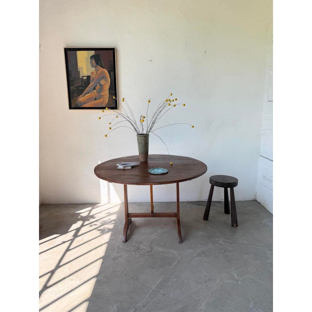 Oak Winegrowers Table, 1950s For Sale - Image 12 of 18