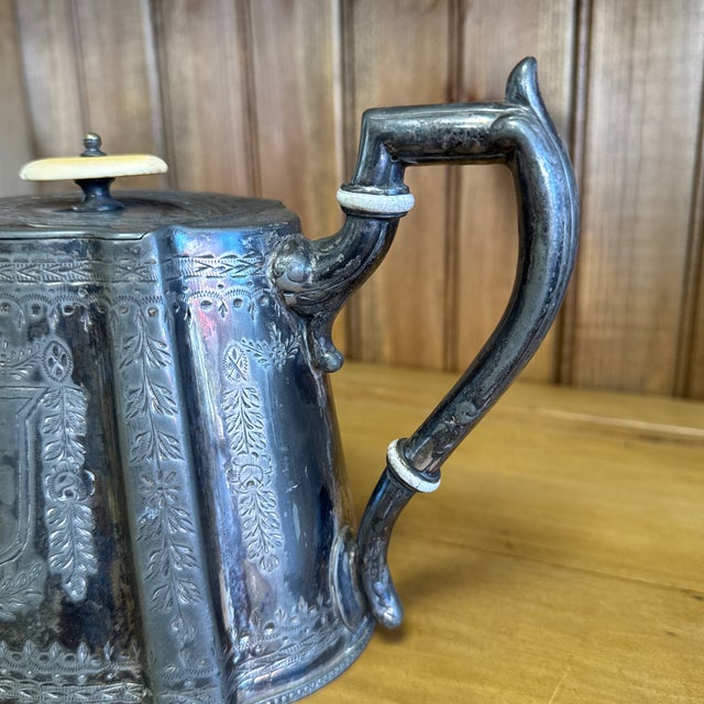 Late 19th Century Antique English Tea Pot For Sale - Image 5 of 8