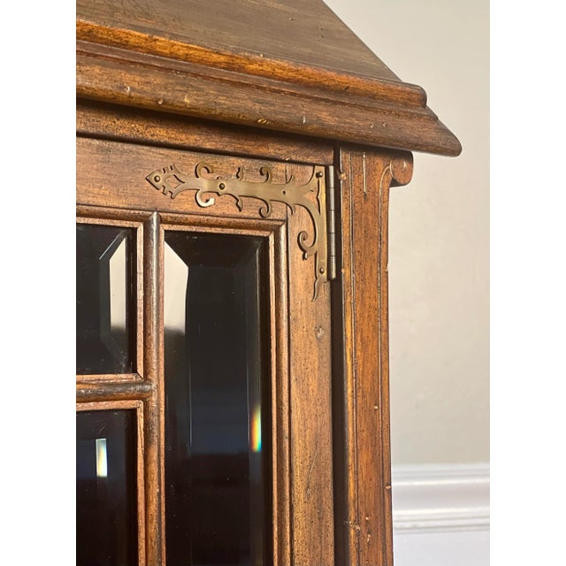 Brown Early 20th Century Walnut Music Canterbury Cabinet With Stand For Sale - Image 8 of 12