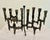 Brutalist Mid Century Brutalist Brass Menorah For Sale - Image 3 of 12