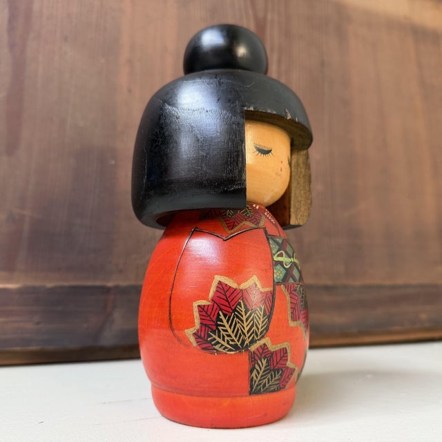 1970s Vintage Gunma Kokeshi by Miyama Keiji, 1970s For Sale - Image 5 of 8