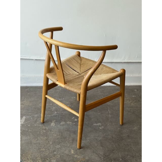 1970s Attributed Hans Wegner Wishbone Chair For Sale - Image 9 of 11