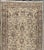 Brown and cream, natural colored vintage Persian Tabriz runner with all-over floral design, Keivan Woven Arts rug/...