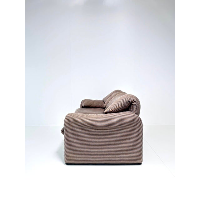 Brown Maralunga 2-Seater Sofa by Vico Magistretti for Cassina, Italy, 1973 For Sale - Image 8 of 18