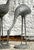 Vintage Coastal Cast Metal Cranes - Set of 2 For Sale - Image 11 of 14