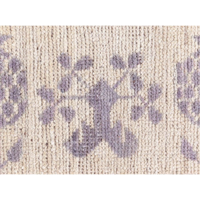 Lavender Modern Samarkand Rug Doris Leslie Blau For Sale - Image 8 of 11
