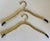 Pair of Vintage Gold-Plated Clothes Hangers, Attributed to Lee Rowan For Sale In Los Angeles - Image 6 of 6