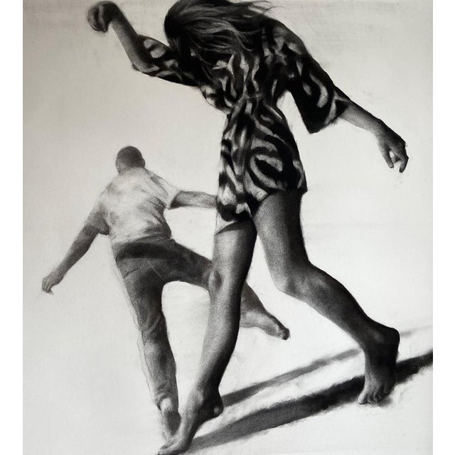 Patsy McArthur, Shape Shifters, Charcoal Drawing, 2023 For Sale