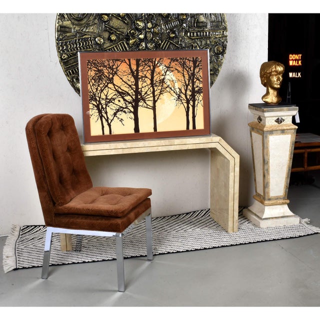 Pair 1970s Earth Tone Signed Limited Edition Prints With Trees and Leaves For Sale - Image 9 of 13