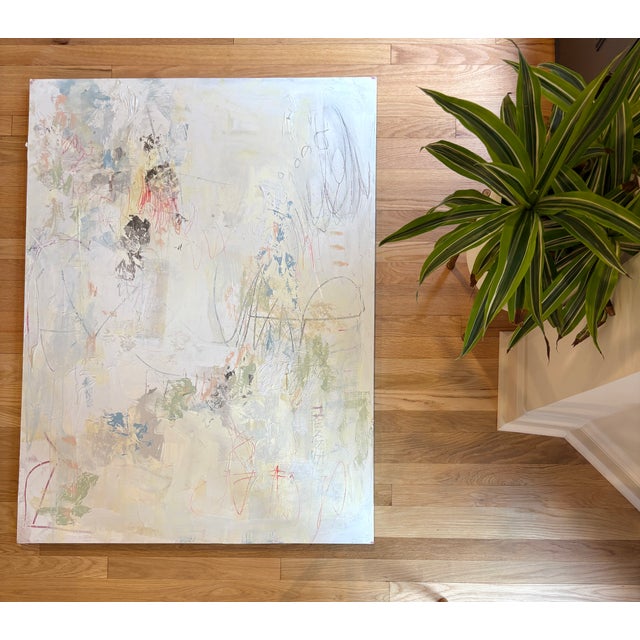 Abstract Sarah Trundle, Contemporary Abstract Painting, "Trove" For Sale - Image 3 of 8