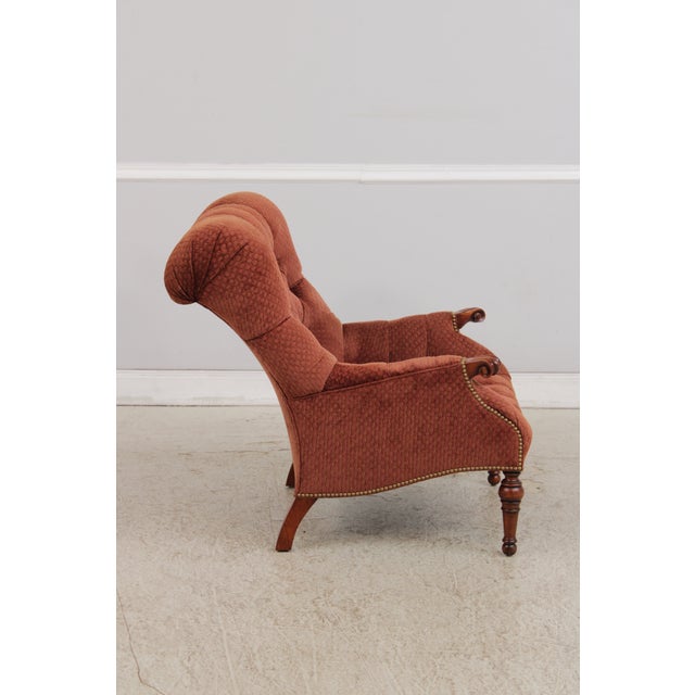 1970s Stickley Leopold Upholstered Armchair For Sale - Image 5 of 17
