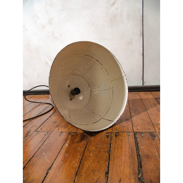Vintage Industrial Austrian Zumtobel Staff Pendant Light with Fairtrade Tin Shade by Charles Keller, 1980s For Sale - Image 11 of 12