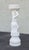 Off-white Mid 20th Century Neoclassical Style Figural Carved Marble Garden Planter For Sale - Image 8 of 12