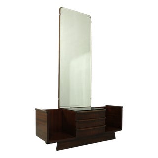 Chest of Drawers with Mirror, 1950s For Sale